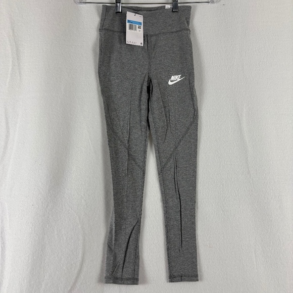Nike Other - Nike, Leggings, Gray, Size M Girl's Tight Fit, High Rise, Full Length, NWT New